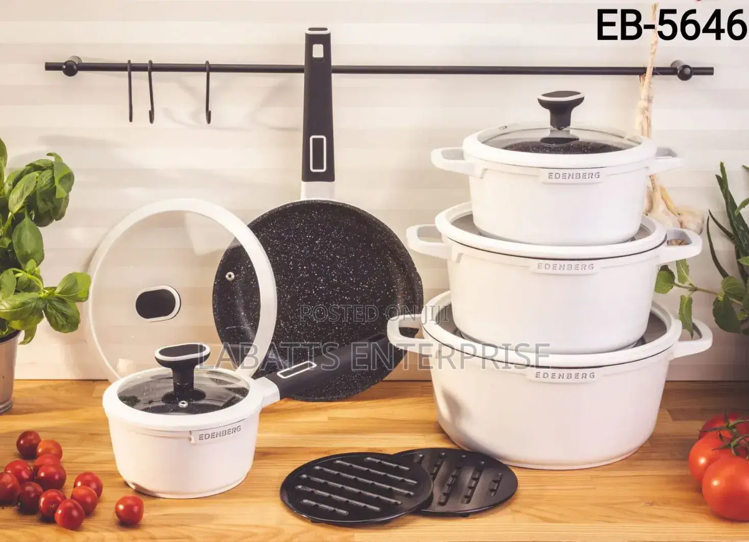 Edenburg Cookware Set – 12 Pieces