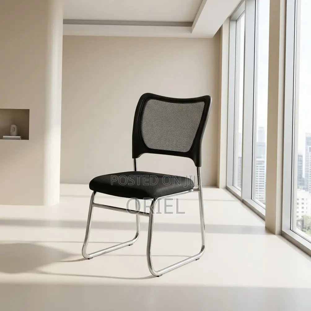Office Chair : Armless Ergonomic Mesh Office Waiting Chair