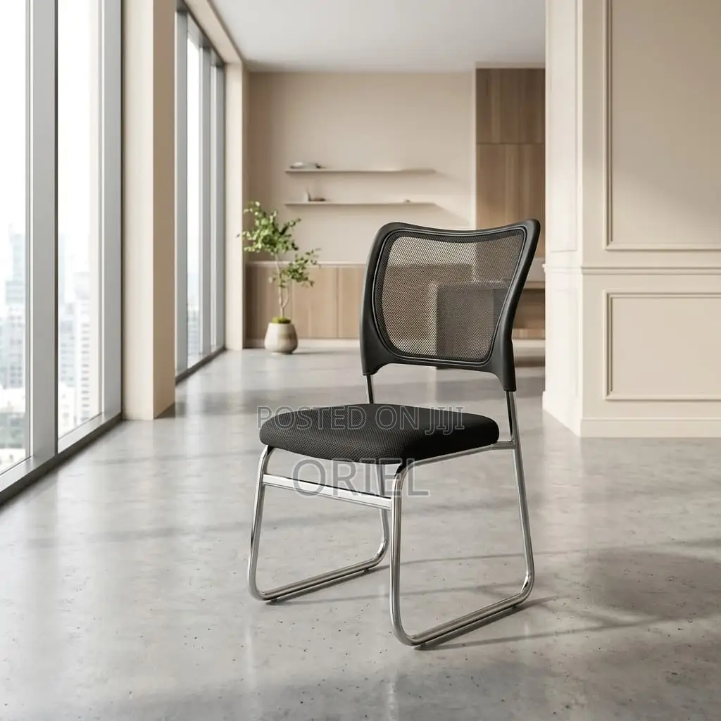 Office Chair : Armless Ergonomic Mesh Office Waiting Chair