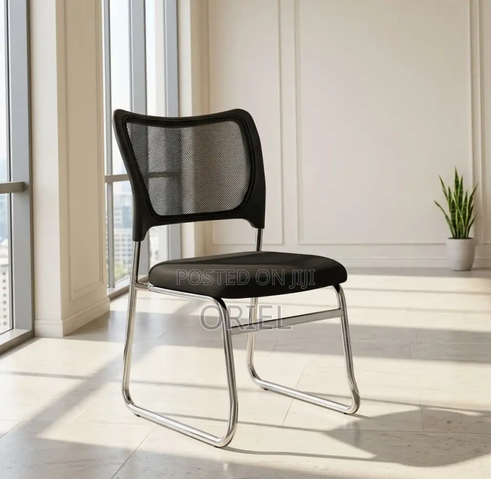 Office Chair : Armless Ergonomic Mesh Office Waiting Chair