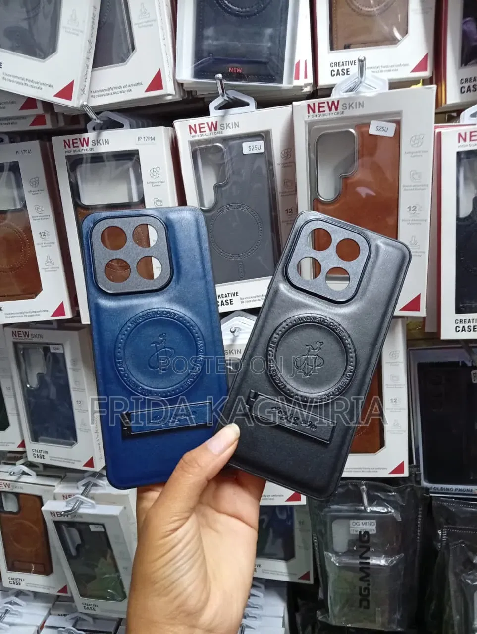 Motorola Edge 60 Leather Back Cover With Stand