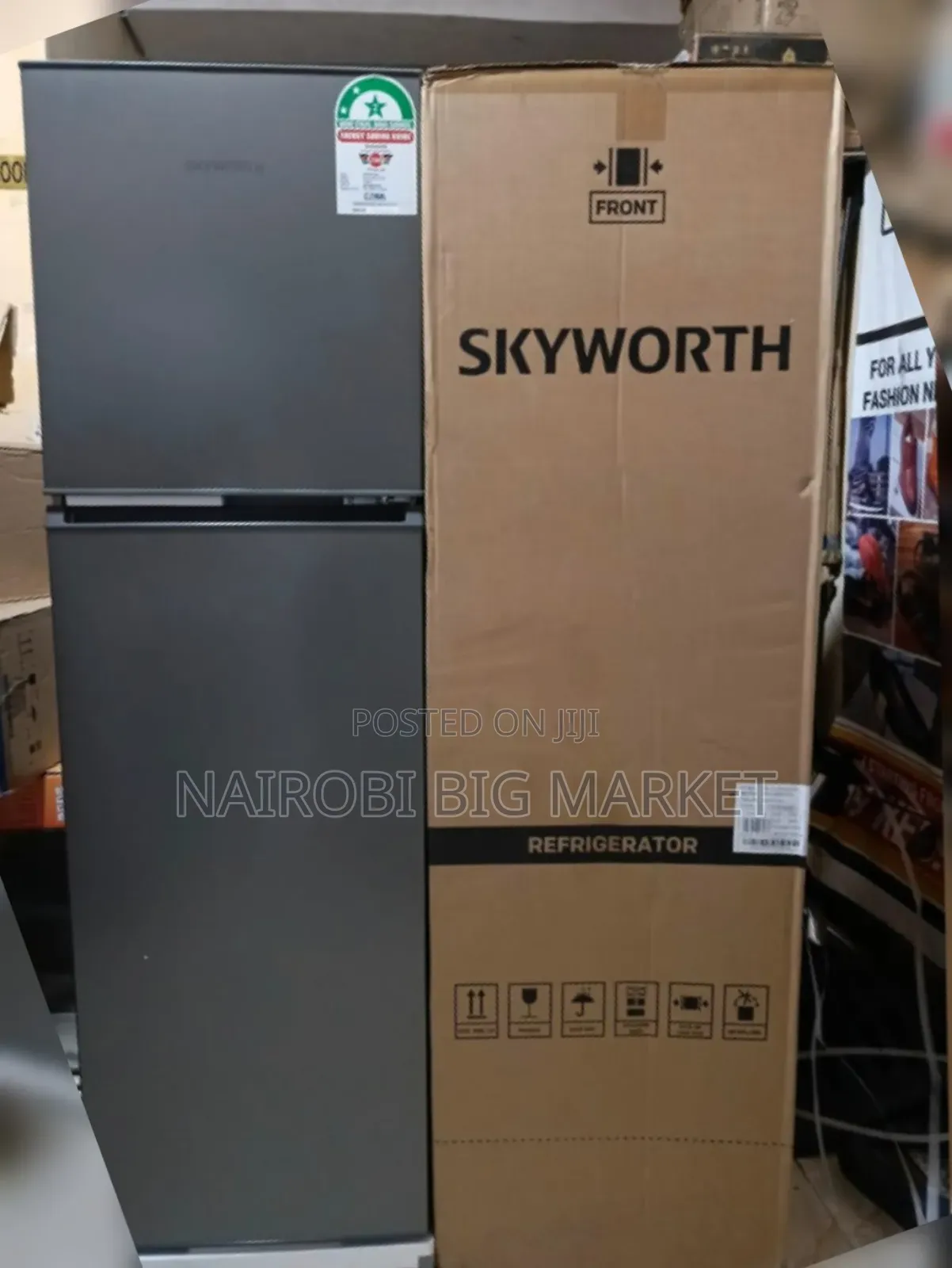 Skyworth 158l Double Door Fridge