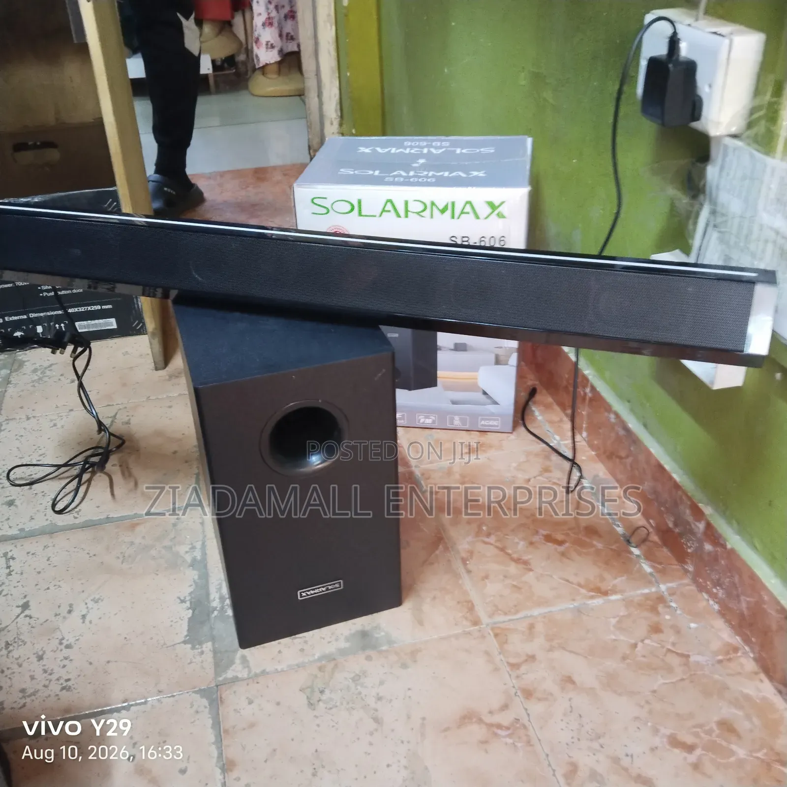 With 1years Warranty Solarmax Original Soundbars. Bass