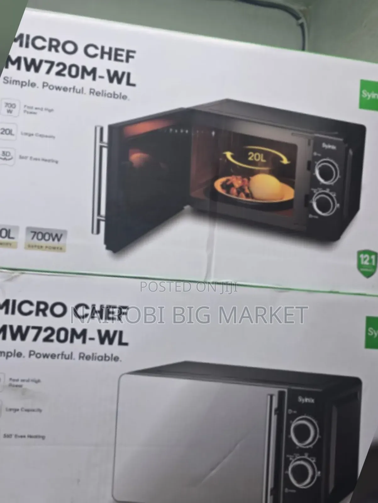 Syinix Manual Microwave 20l Mw720m-Wl