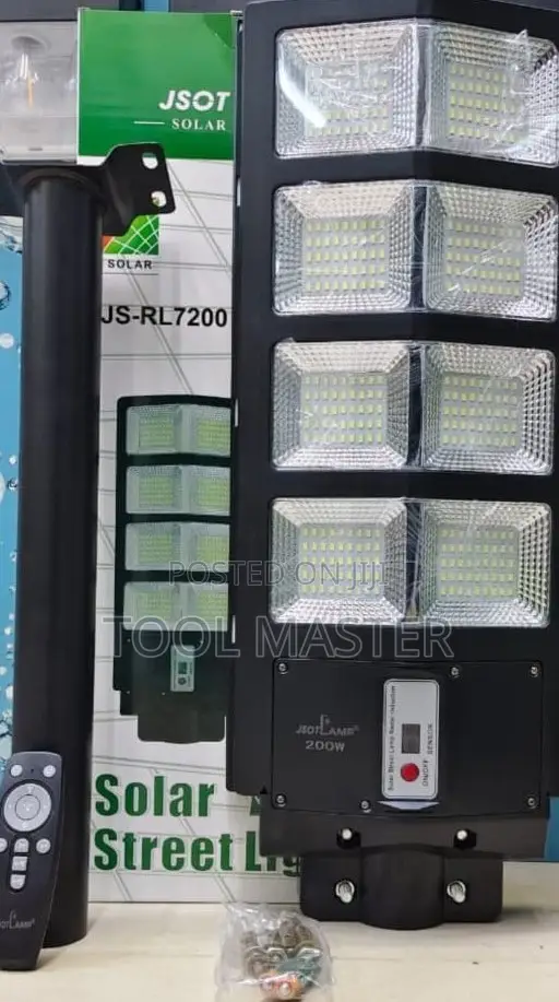 JSOT Double-Sided 200W Solar Street Light
