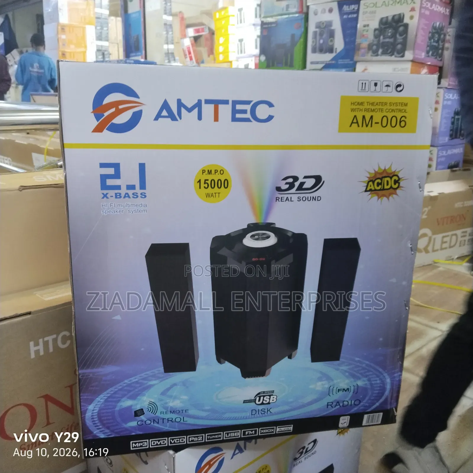 With 1year Warranty Amtec 2.1ch Sound System Mtungi