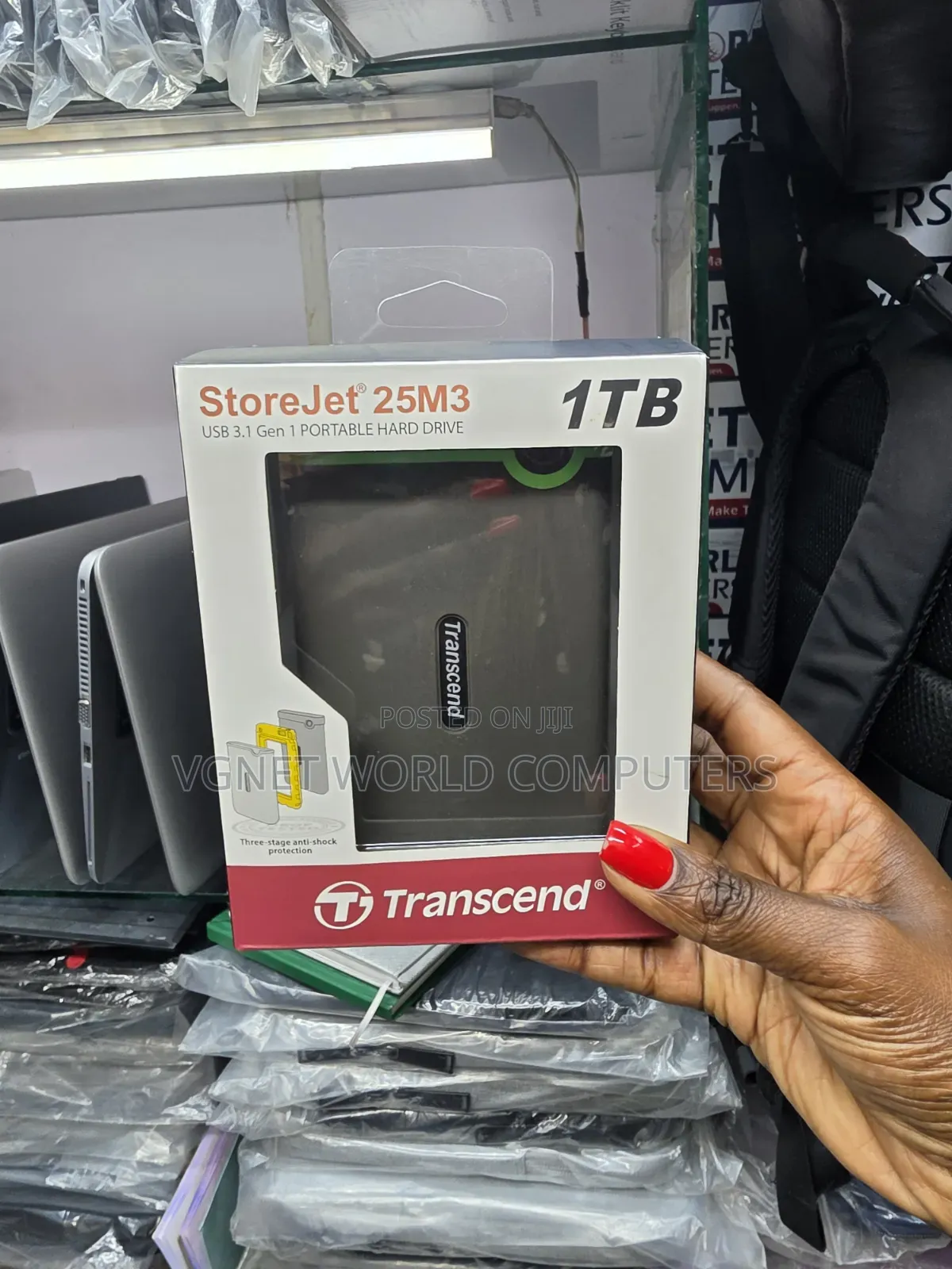 External Hard Drive 1TB Transcend