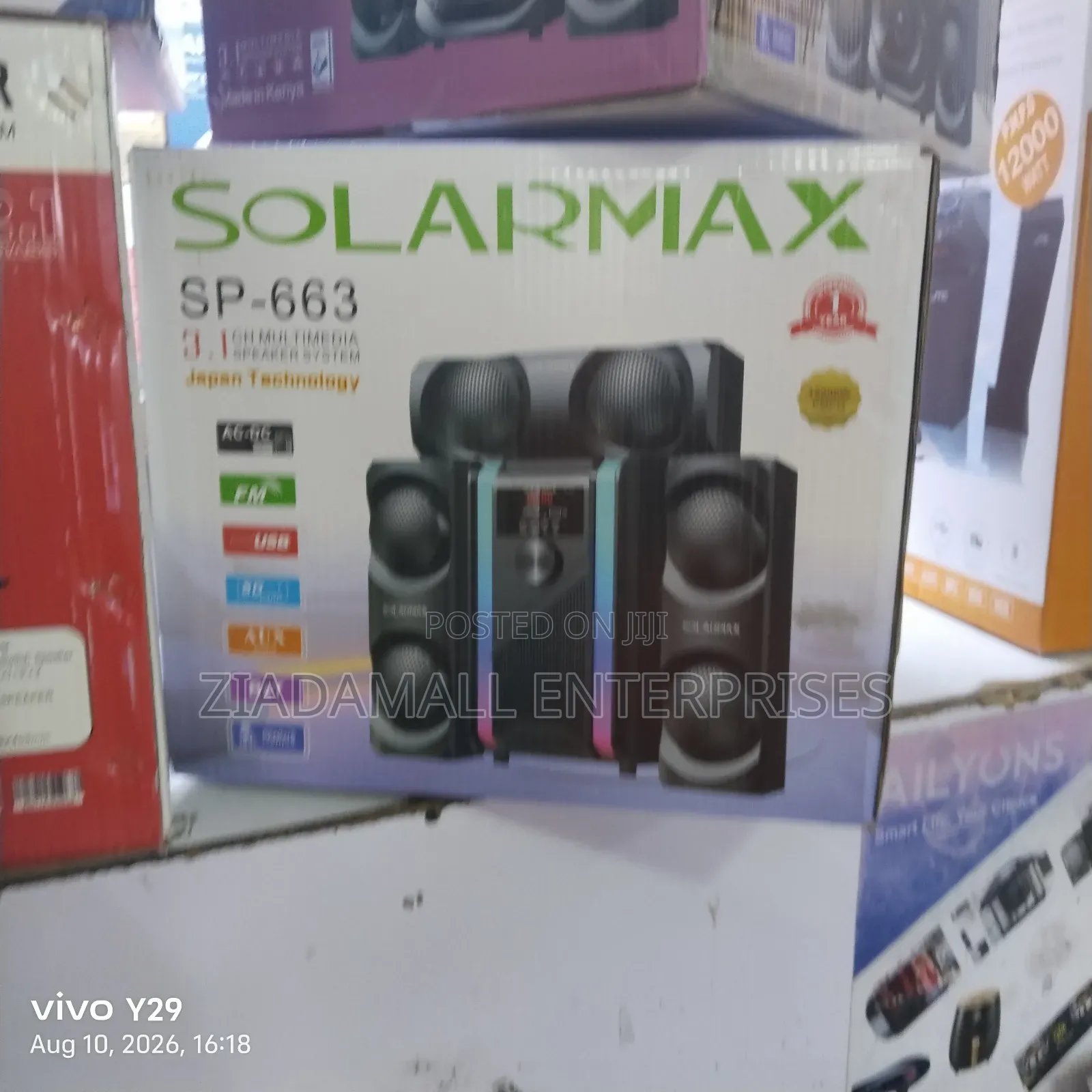 AC/Dc Solarmax Woofer. 3.1ch. Three Speakers