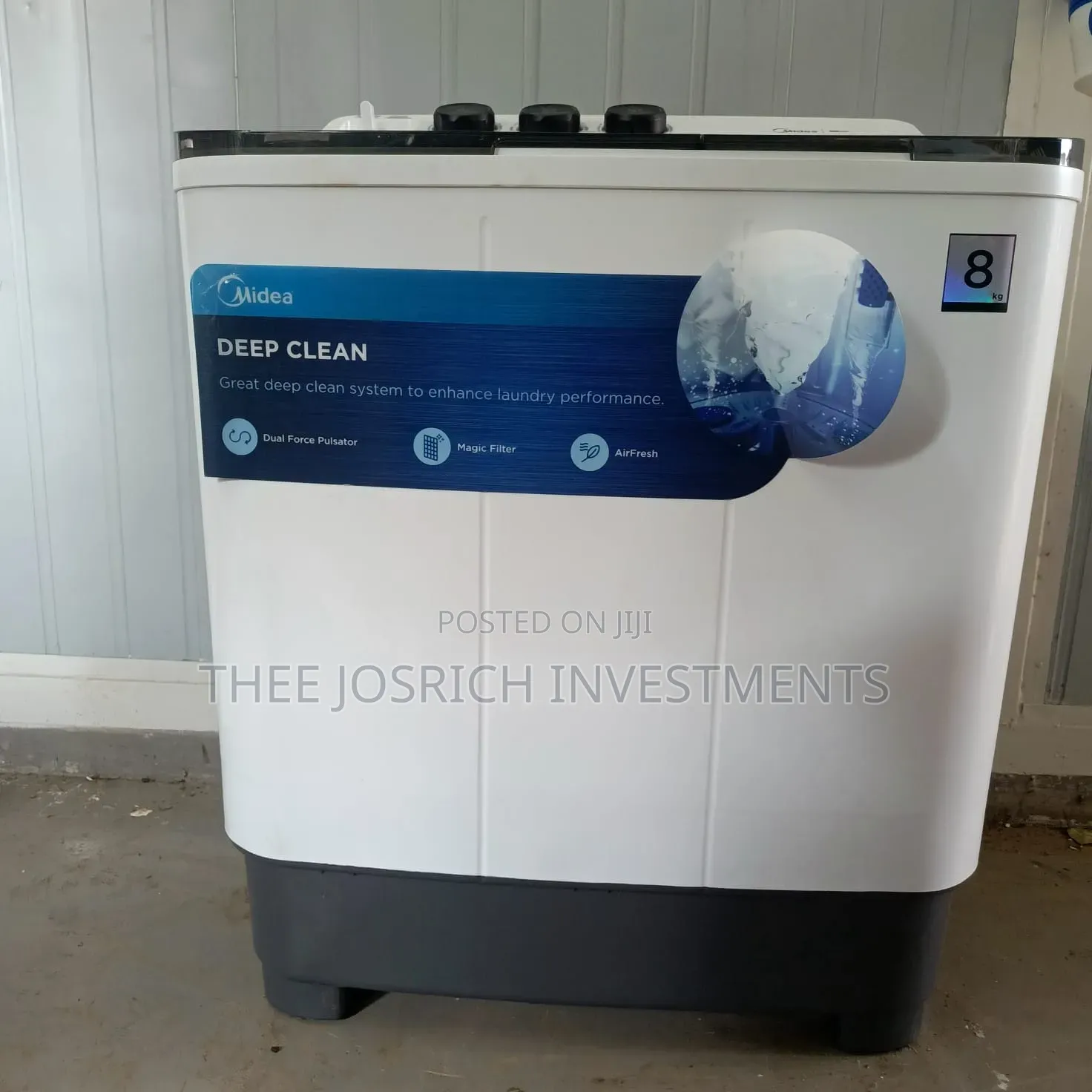 Midea Twin Tub 8kg Washing Machine