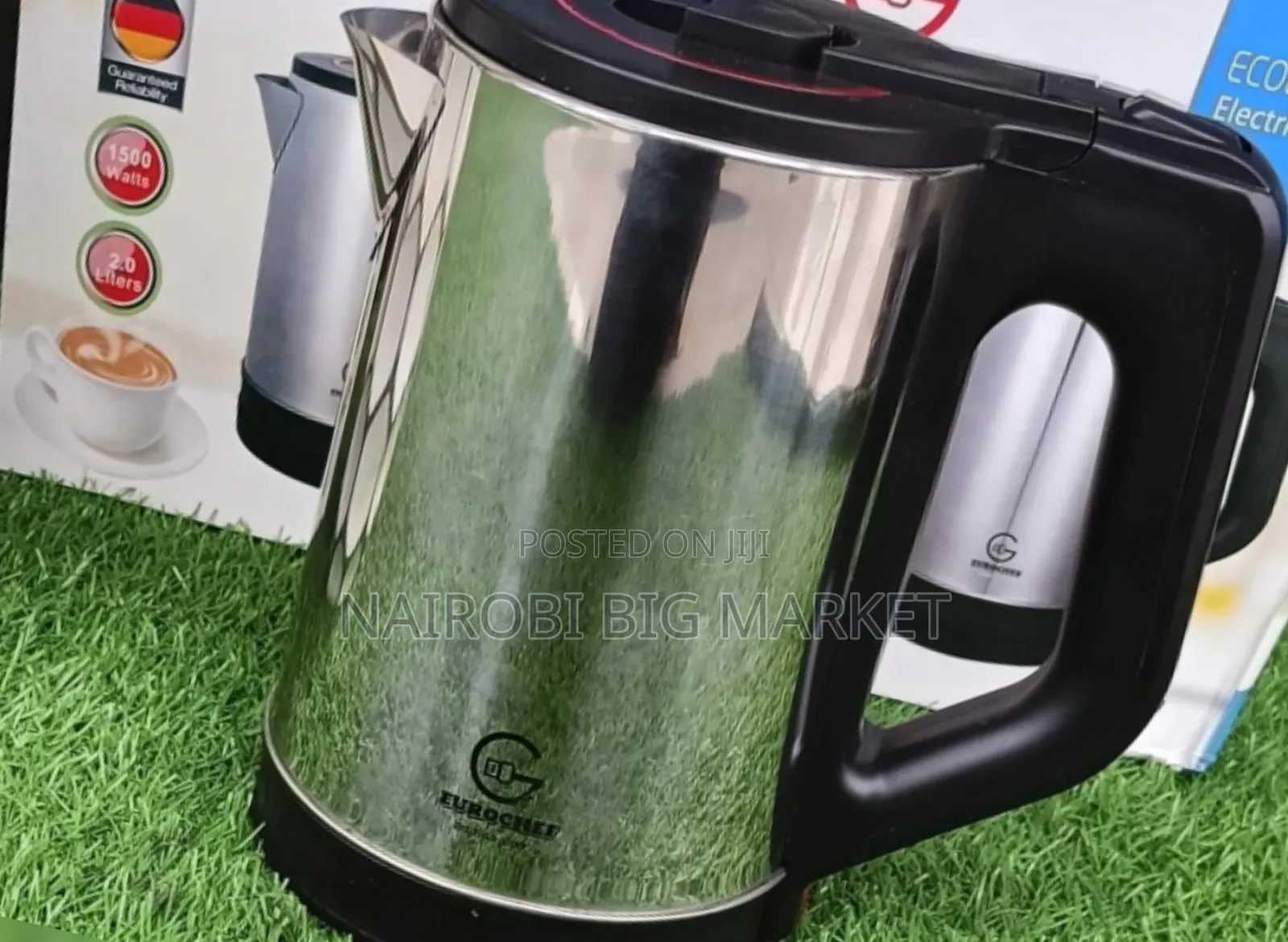 2l Eurochef Stainless Steel Kettle