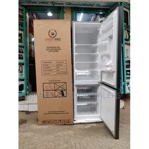 Smartpro 280l Bottom Freezer With Dispenser Double Door Fridge