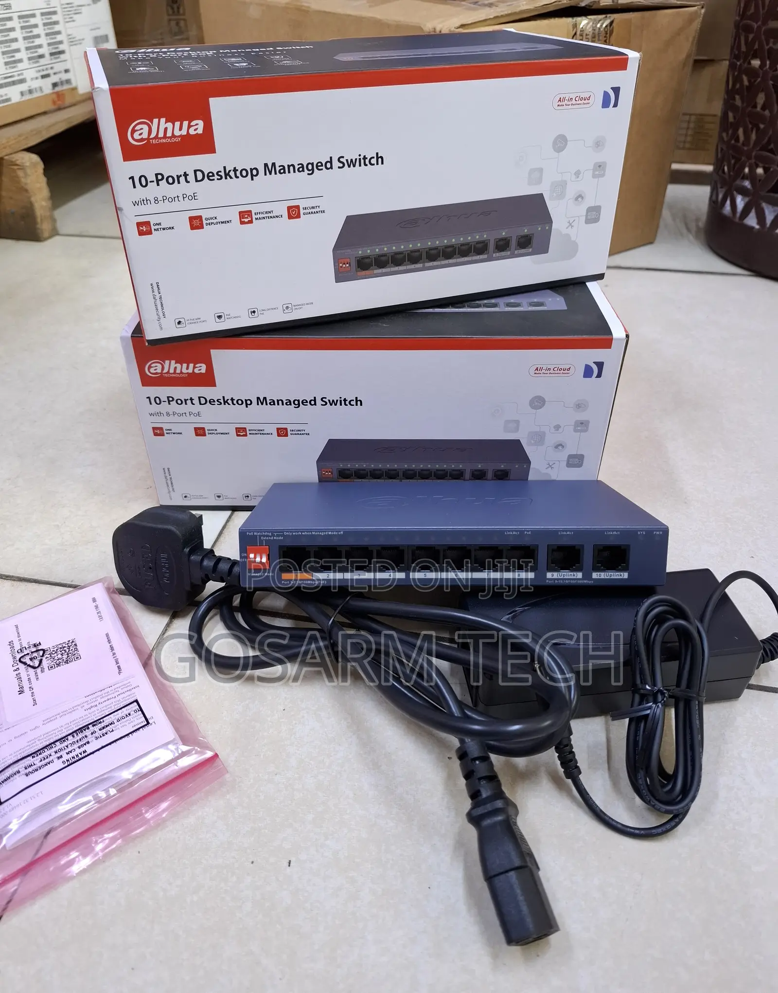 Dahua DH-CS4010-8ET2GT-60 10-Port Managed PoE Switch