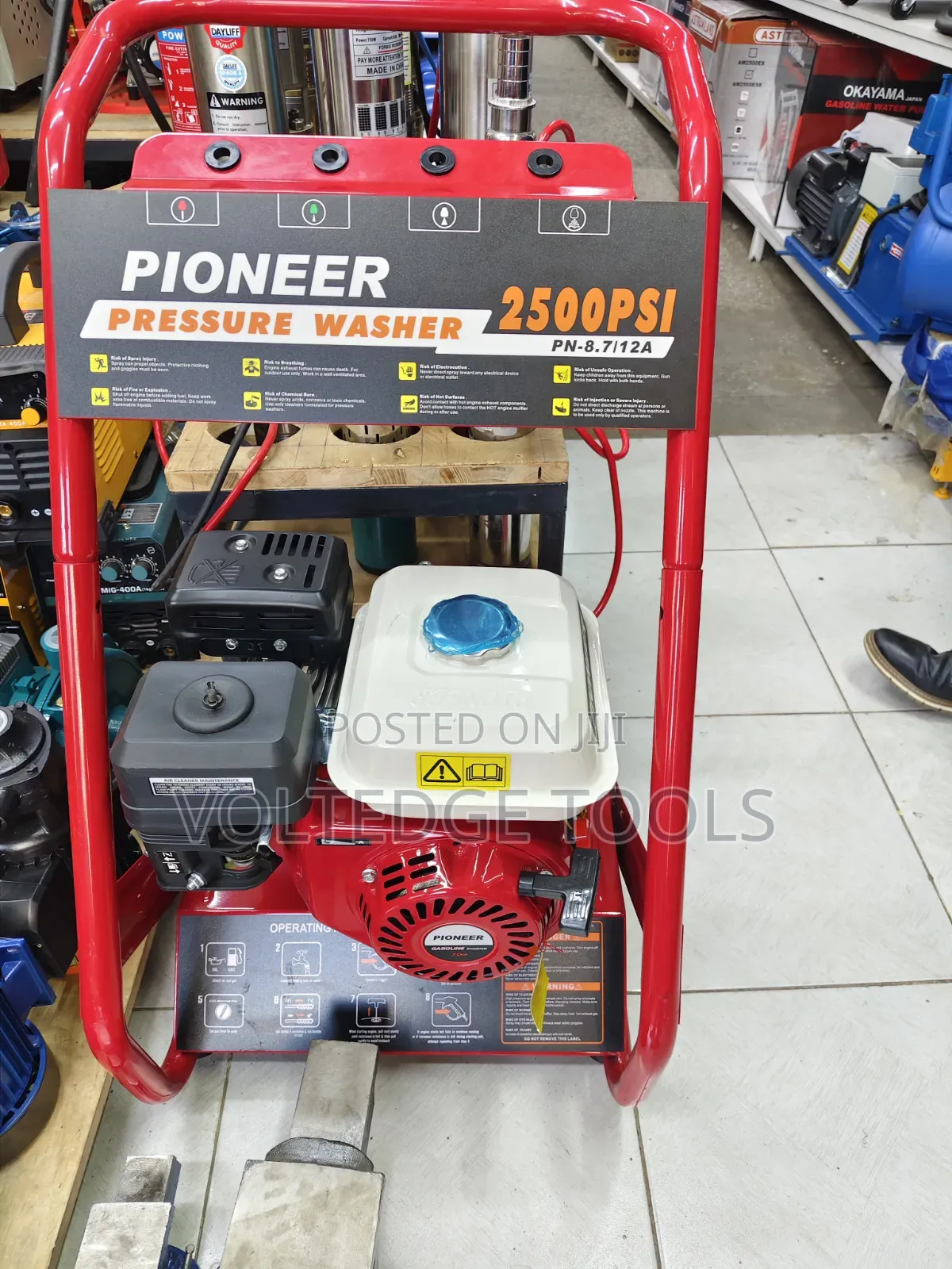 Pioneer 2500PSI Japan Gasoline High Pressure Washer (6.5HP)