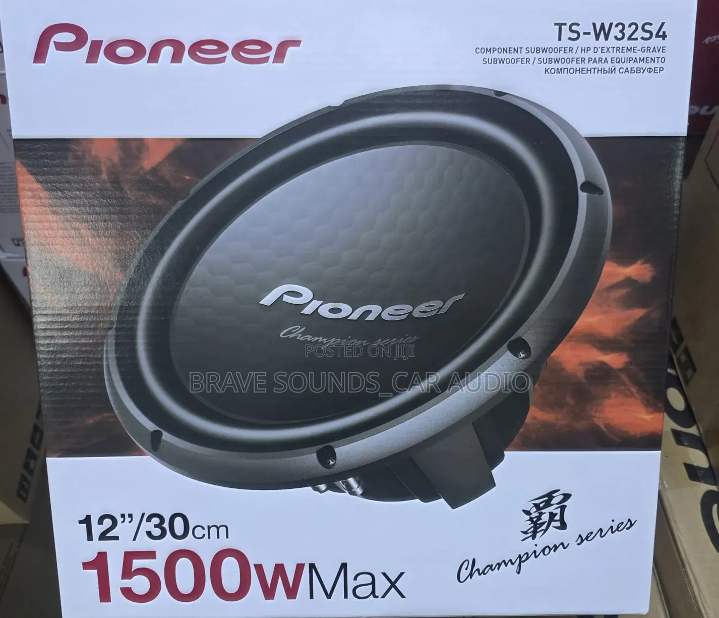 Pioneer 1500w Ts-W32s4 Super Bass Subwoofer