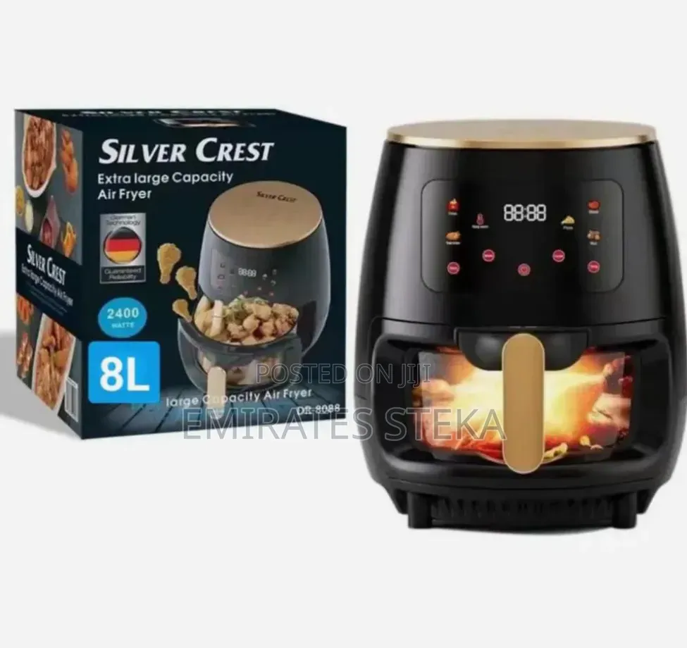 Glass Oven 8ltrs Silver Crest Air Fryer
