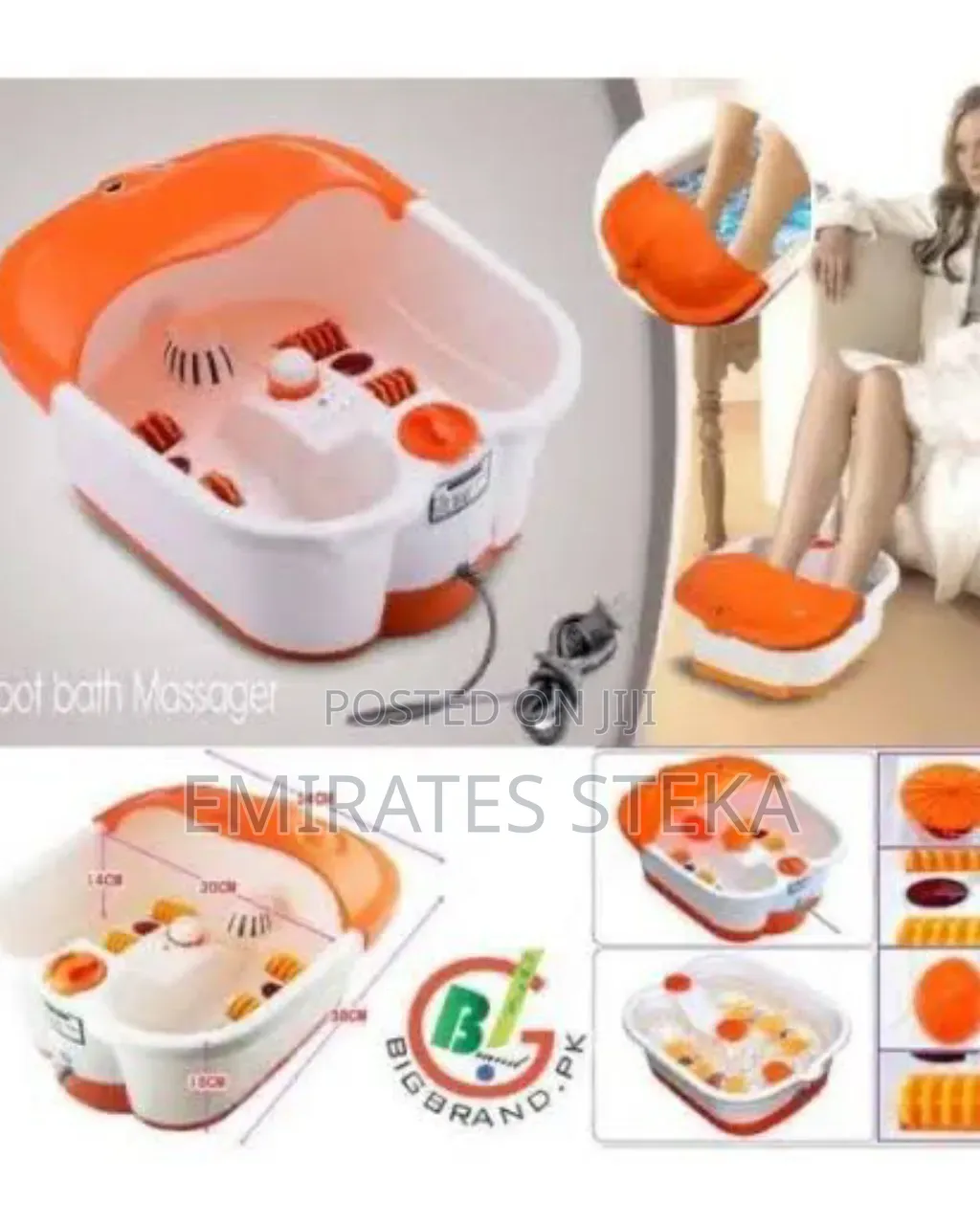 Professional Portable Electric Pedicure Foot Bath Spa Massager Machine