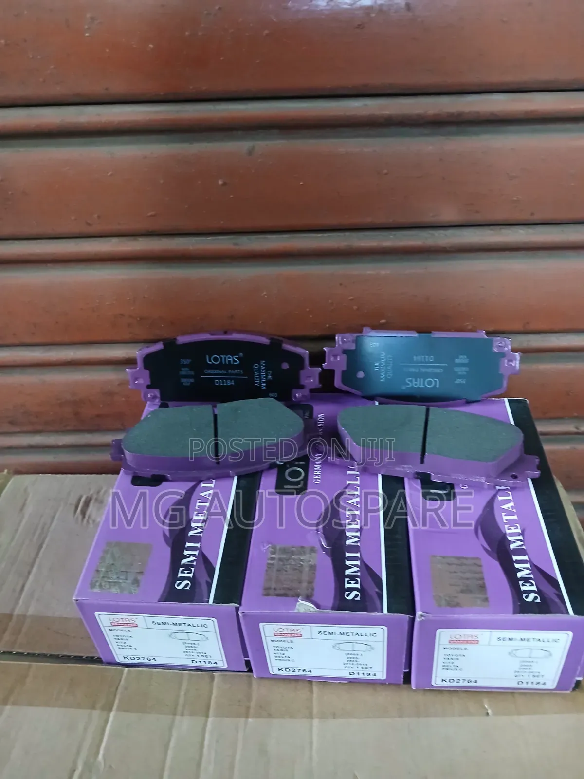 LOTASSemi-MetallicBrake Pads-Kd2764/D1184ToyotaYaris Vitz, Belta,Prius