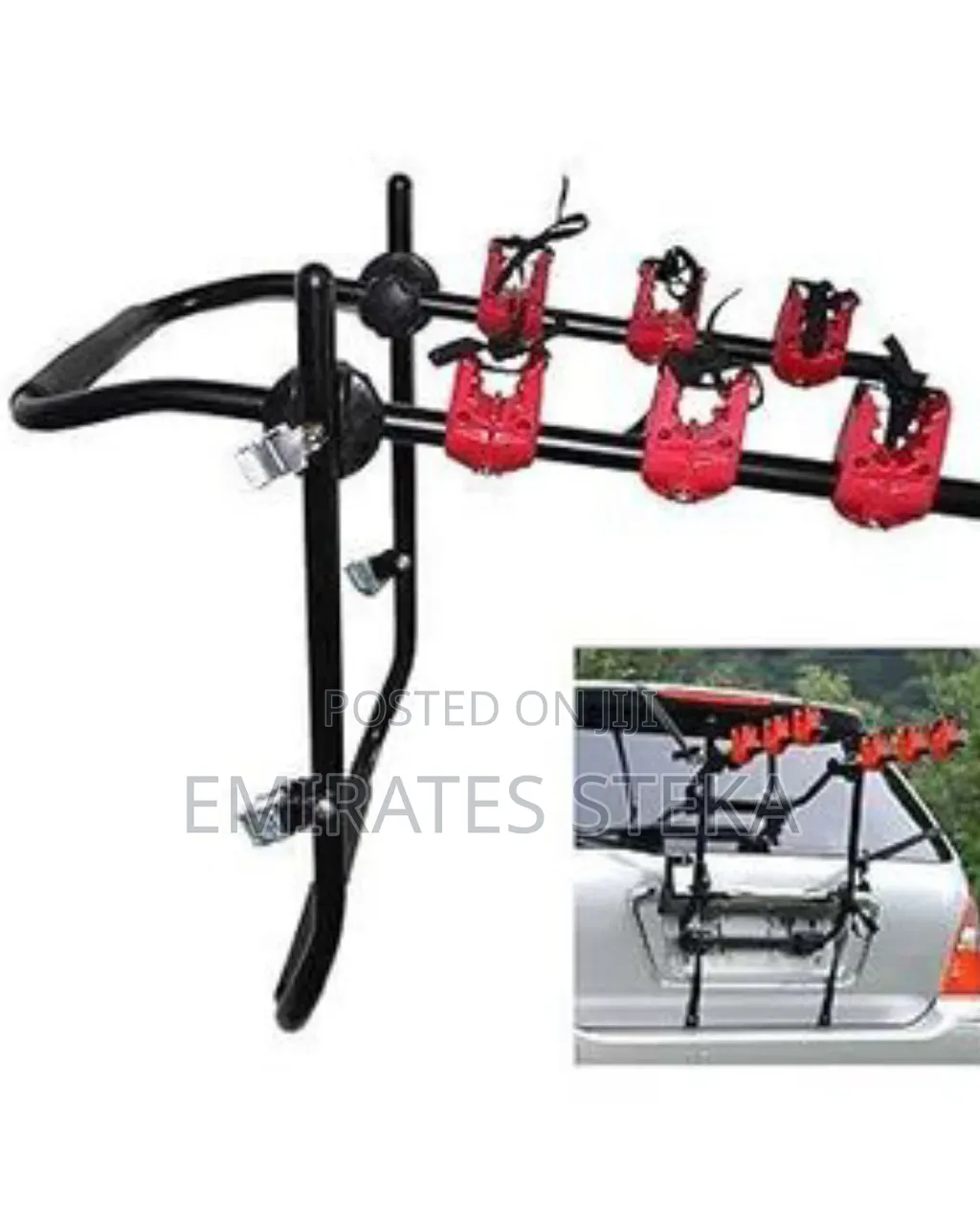 3-Bike Carrier Rack – Universal Car Bike Holder