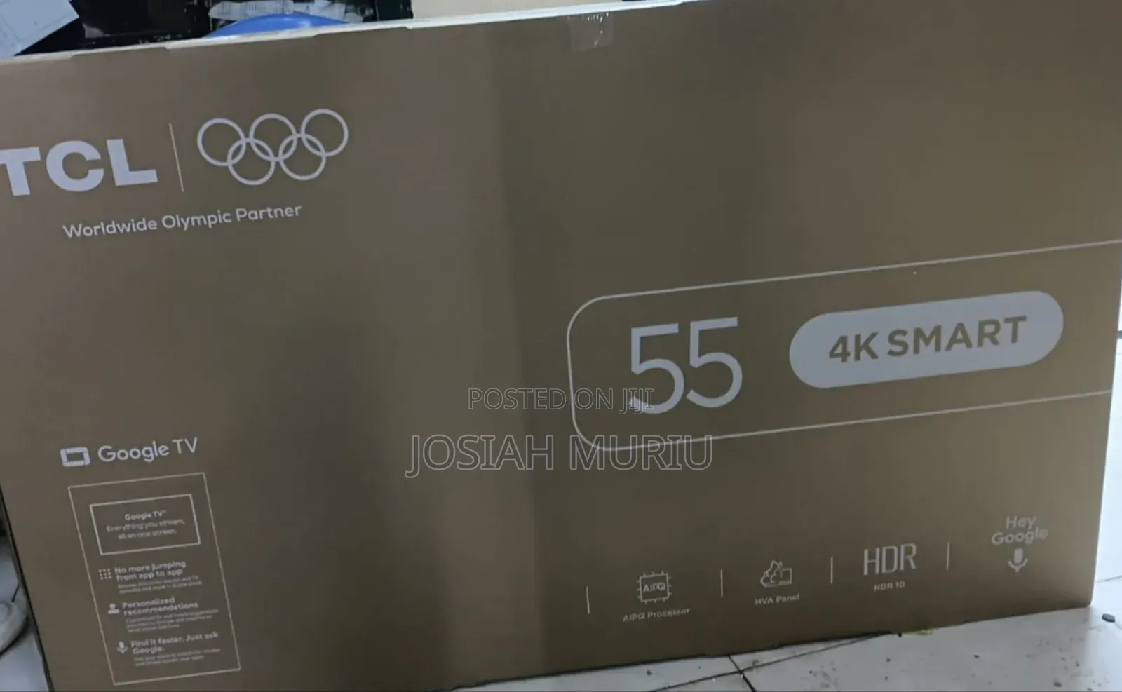 TCL 55 Inch Google TV With HDR