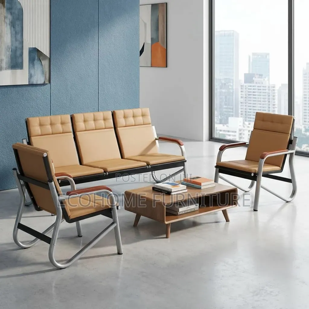 Office Chair; 5 Seater Office Visitor Chair
