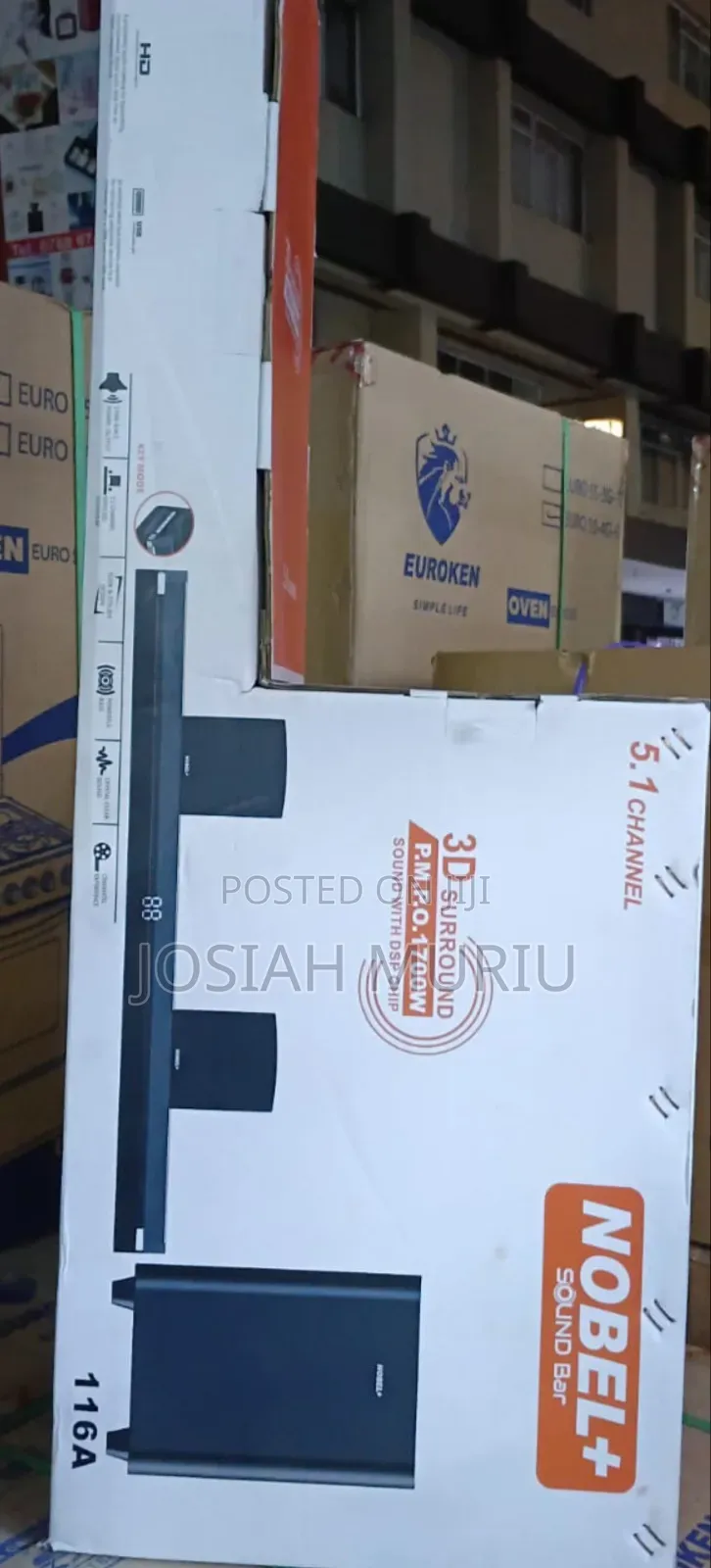 Nobel + 5.1 Chanel 3D Sorround Sound Bar