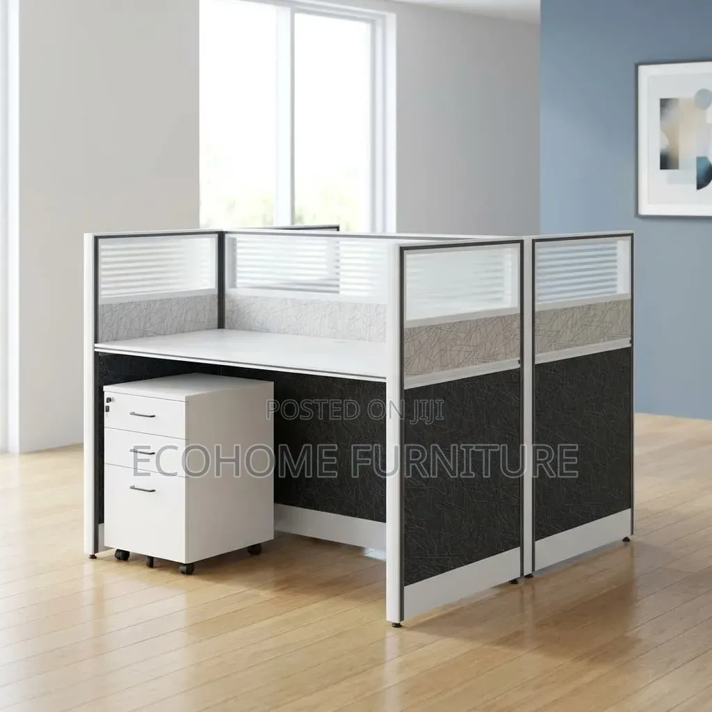 Workstation; 2 Way Workstation With Mobile Pedestals