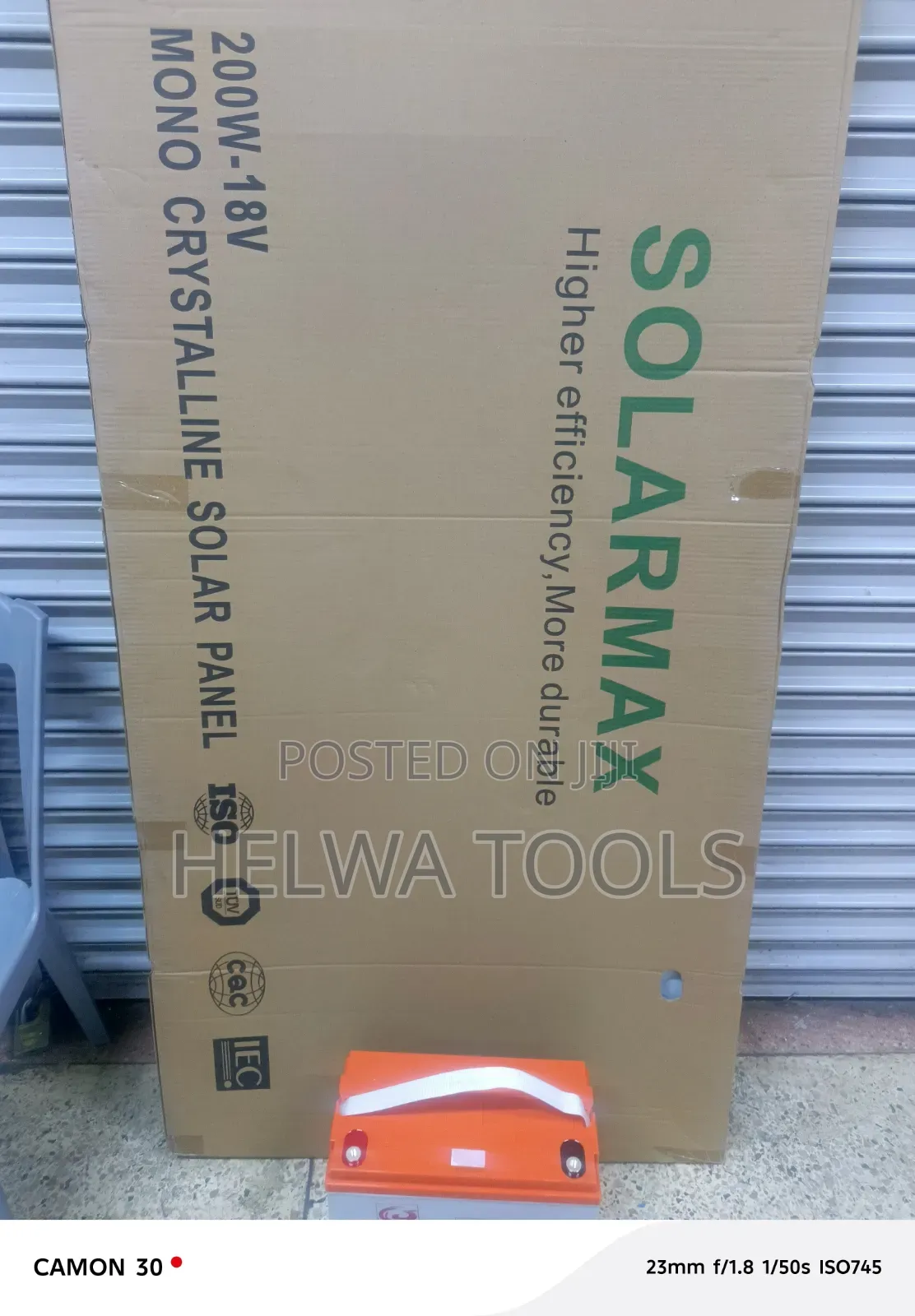 100Ah Solar Battery + 200watts Solar Panel