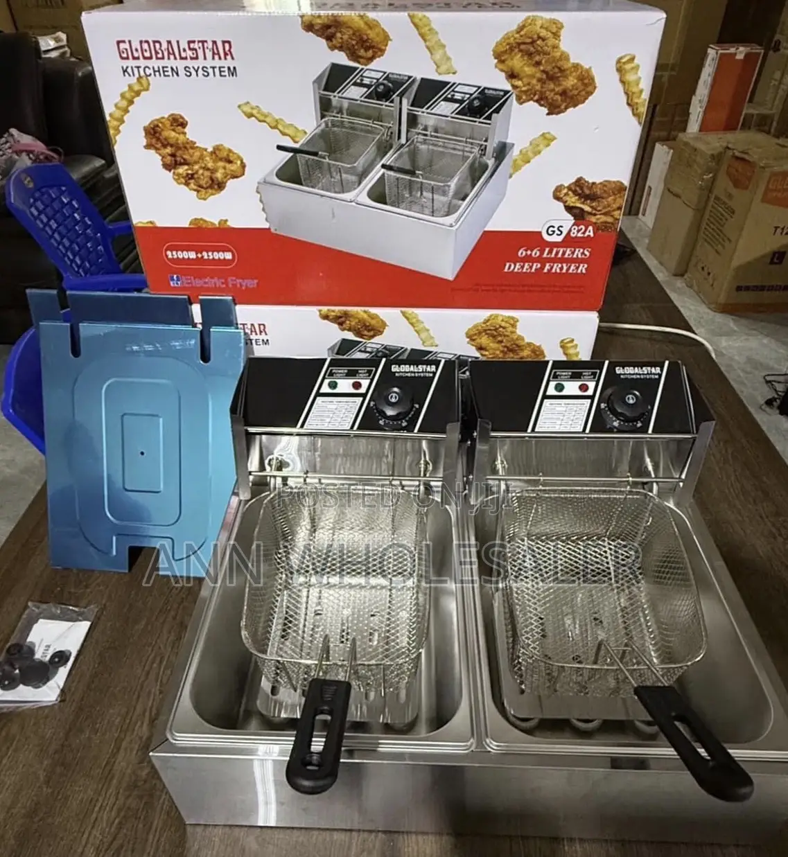 Double Deep Fryer 6l+6l