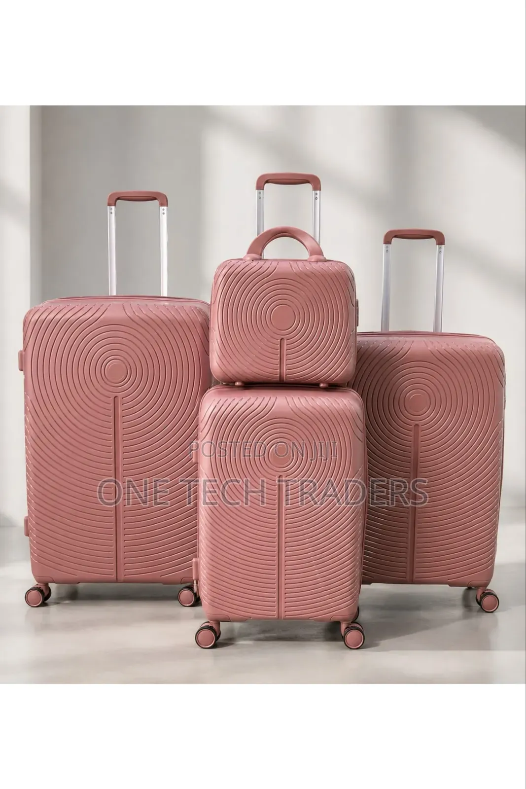 4 in 1 Rubber Suitcase- Unbreakable