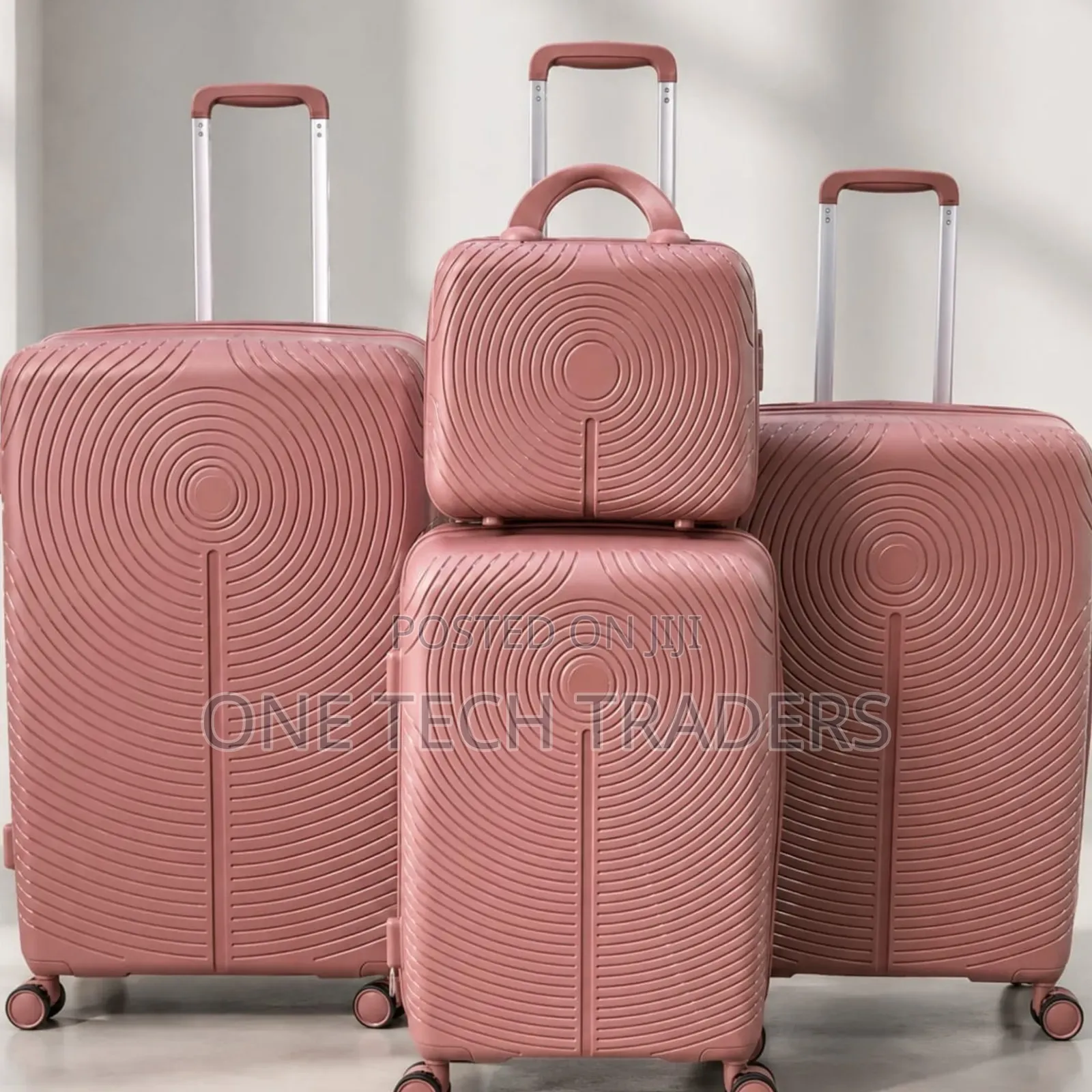 4 in 1 Rubber Suitcase- Unbreakable