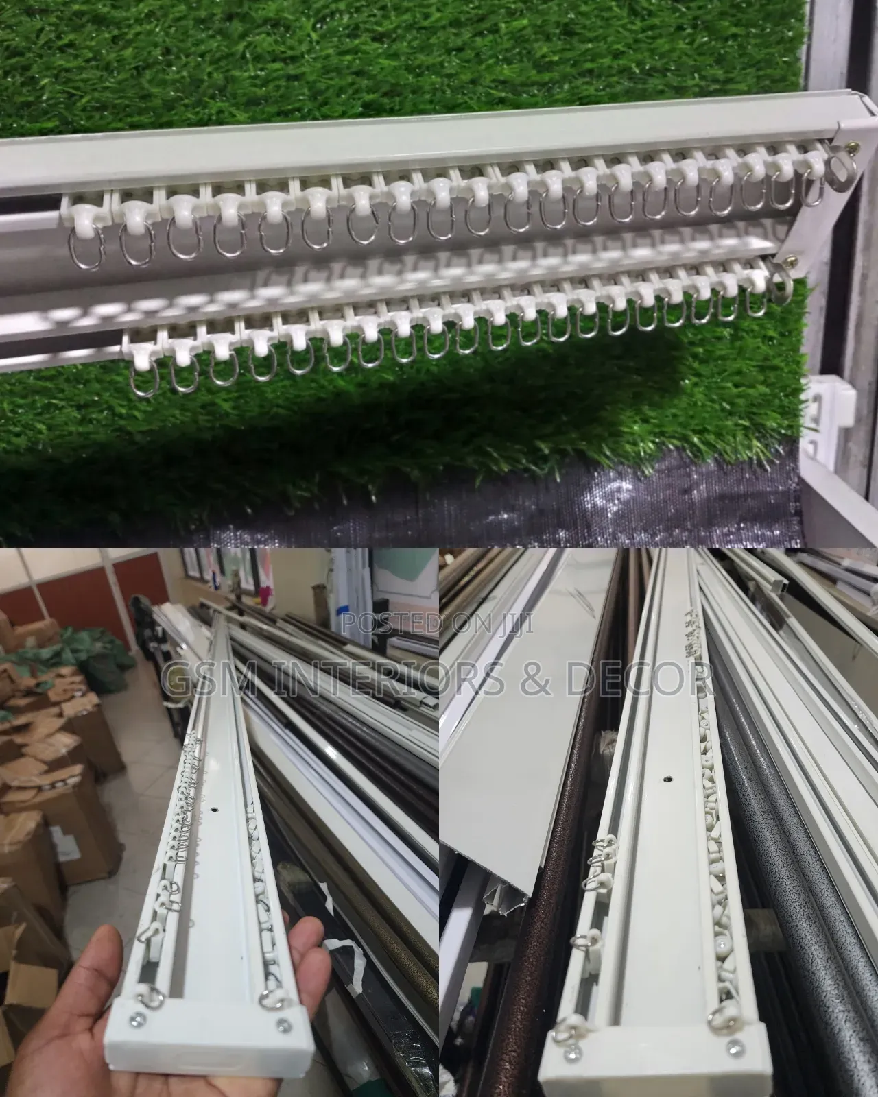 Aluminium Curtain Rails Double in Home Accesories