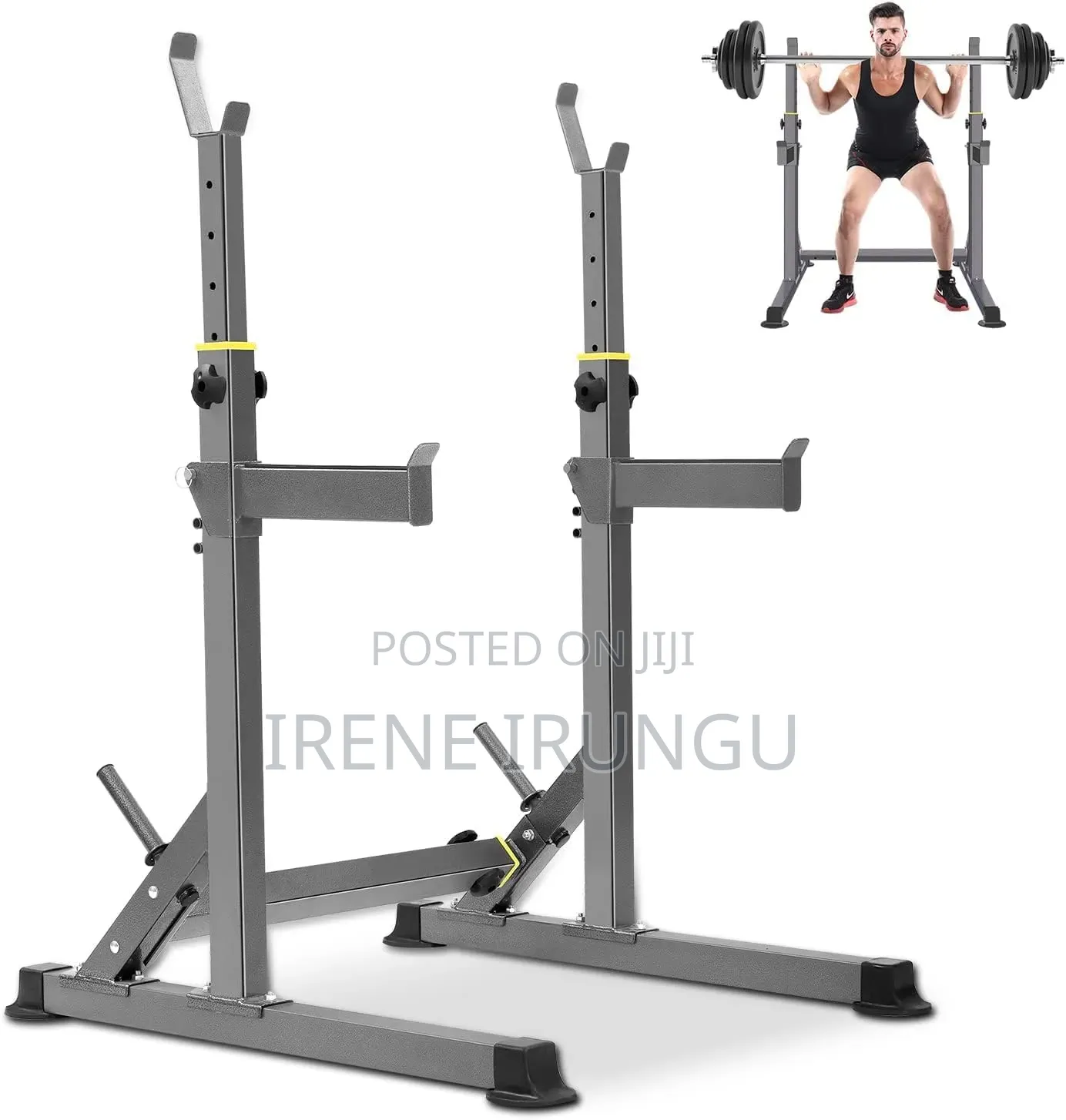 Adjustable Squatting Rack* Barbell Rack