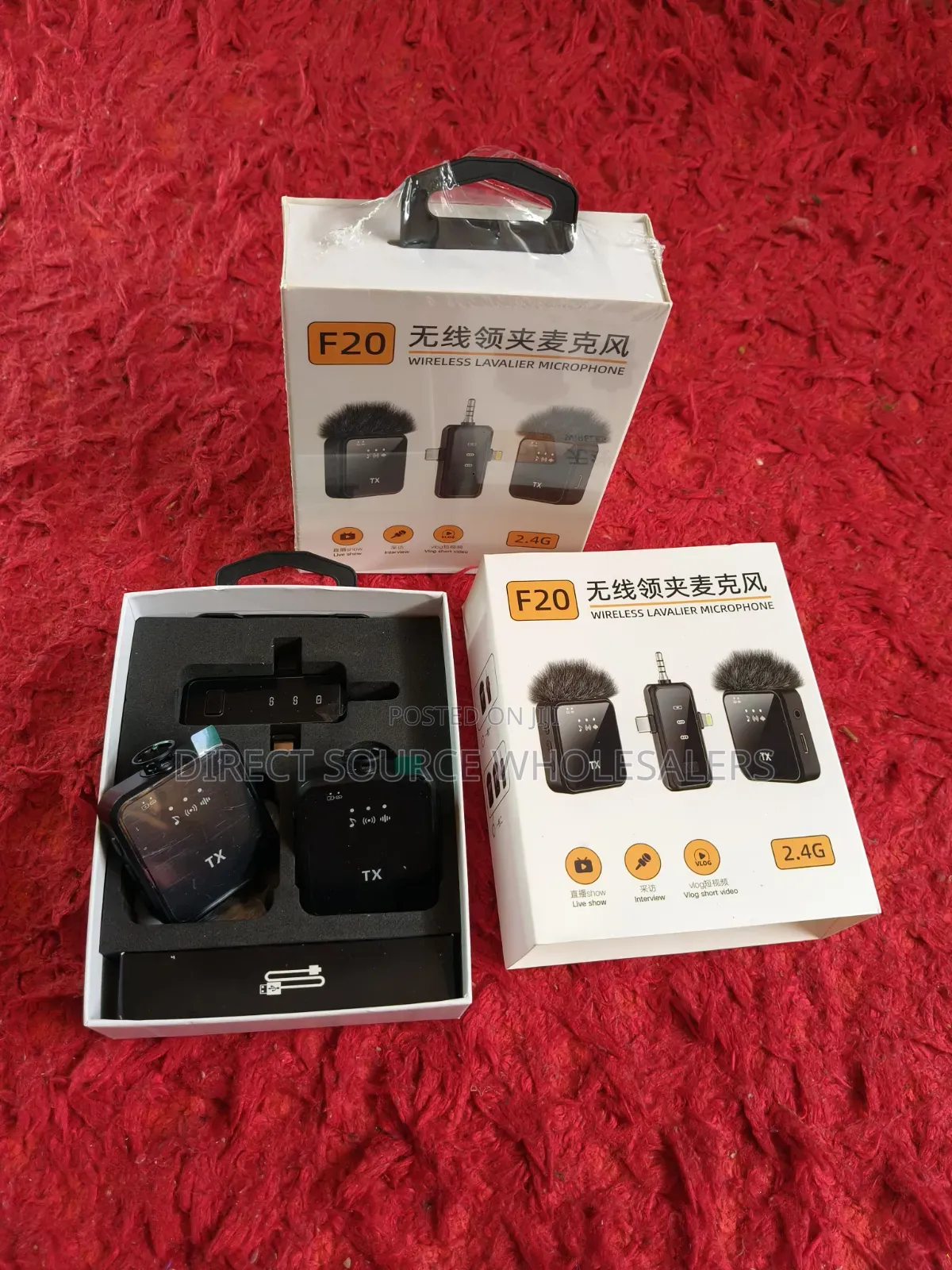 F20 Wireless Lavalier Microphone – Clear Sound