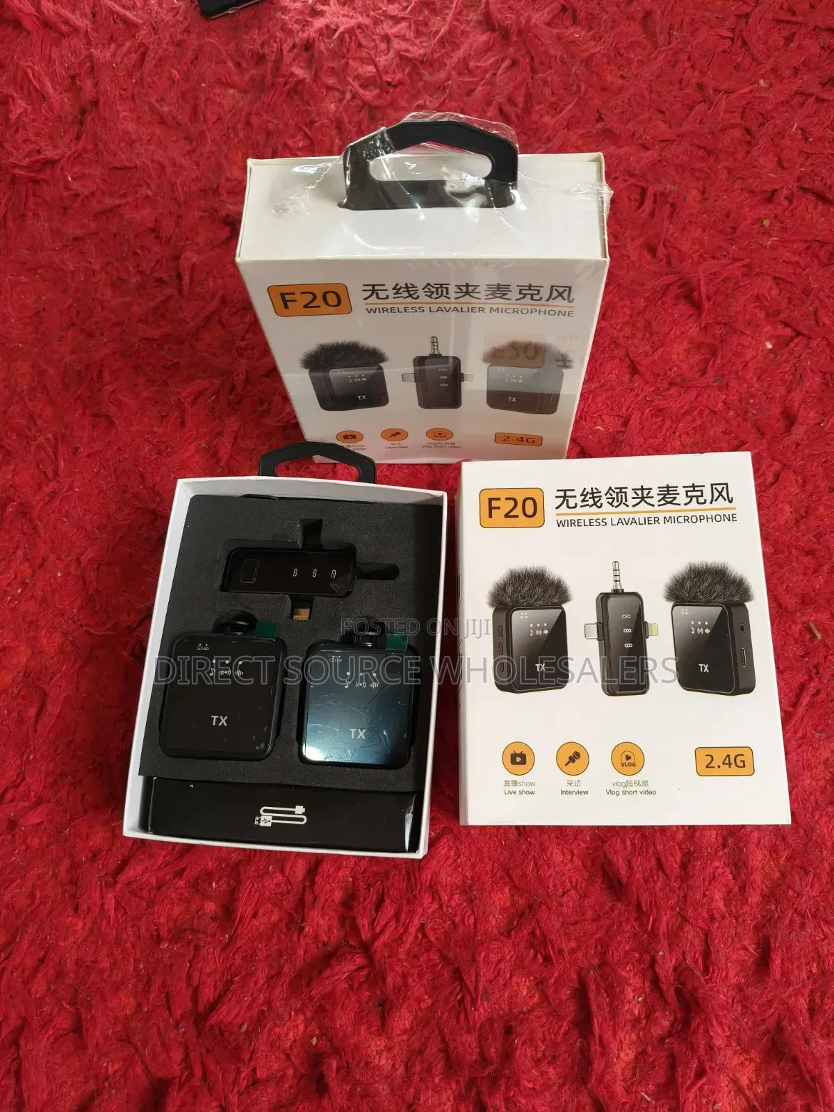 F20 Wireless Lavalier Microphone – Clear Sound