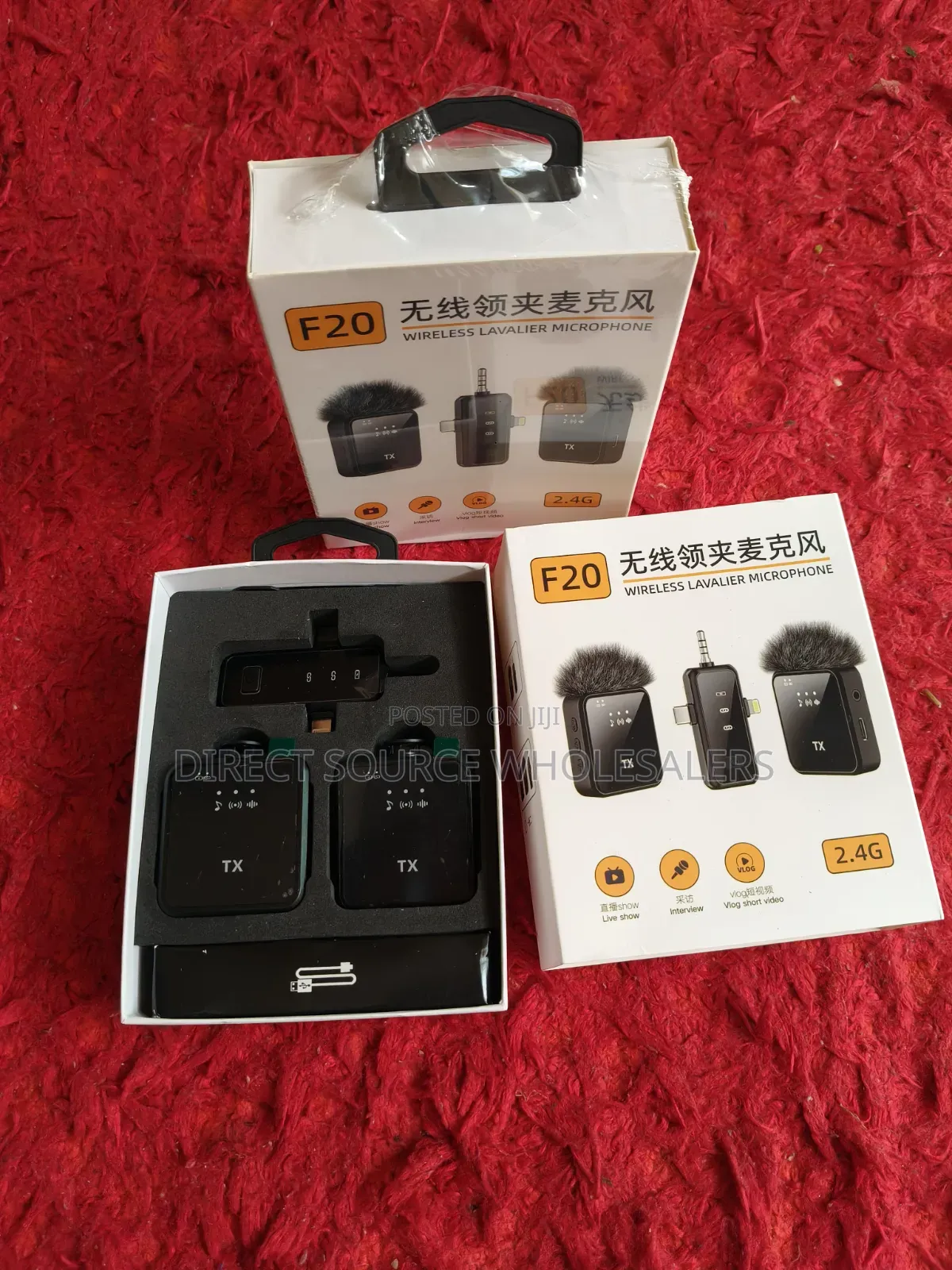 F20 Wireless Lapel Microphone for Phone
