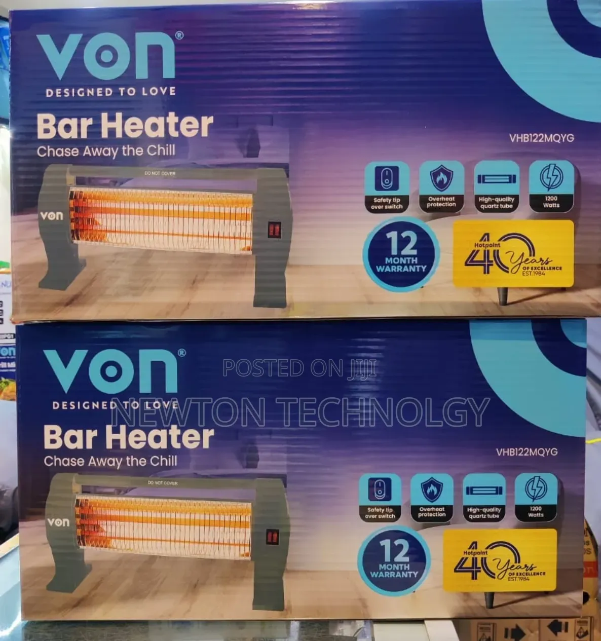 Von Quartz Bar Room Heater