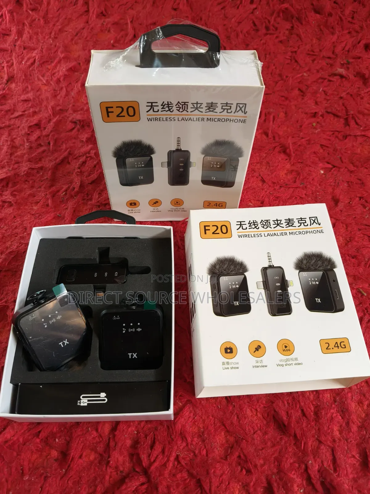 F20 Portable Wireless Microphone for Smartphone