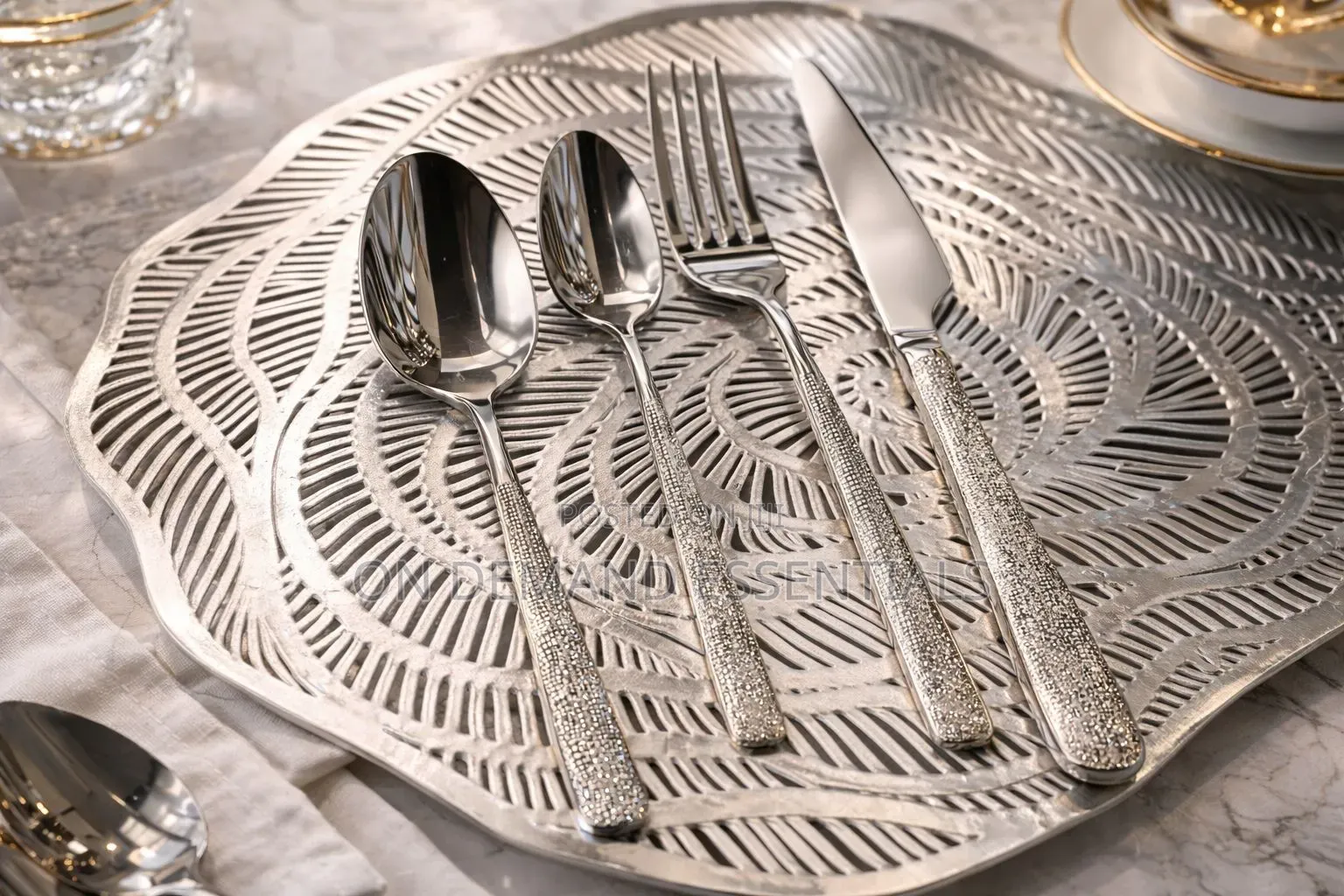 12pcs Heavy Duty Luxury Stainless Steel Cutlery Set Sleek
