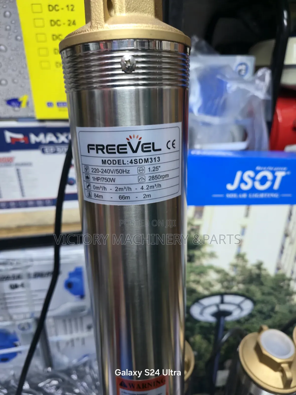 1hp Freevel 750watts Submasible Pumpe /Borehole Pump