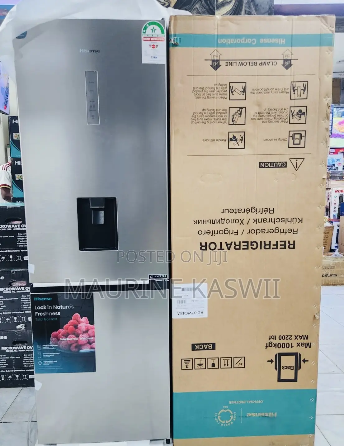 Hisense 292l Bottom Freezer Refrigerator Ref286dr