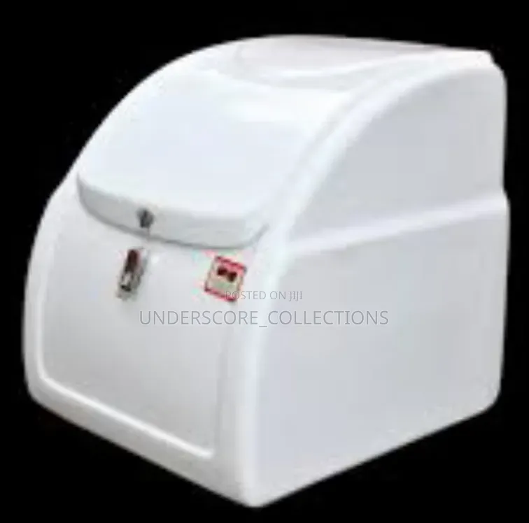White Fiberglass Motorbike Carrier Box