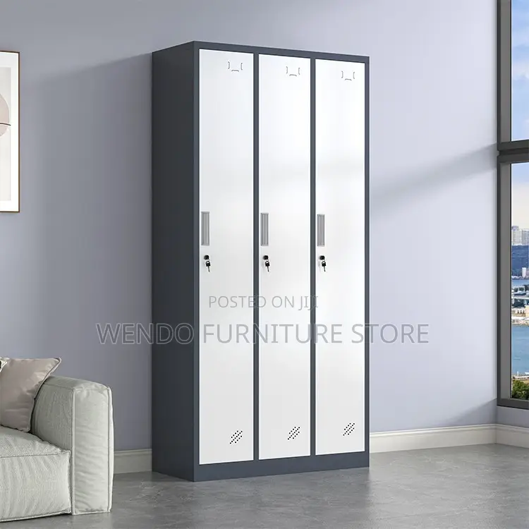 Office Cabinet; Three Doors Large Home Offices Documents Store Cabinet