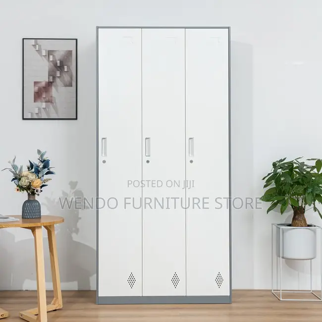 Office Cabinet; Three Doors Large Home Offices Documents Store Cabinet
