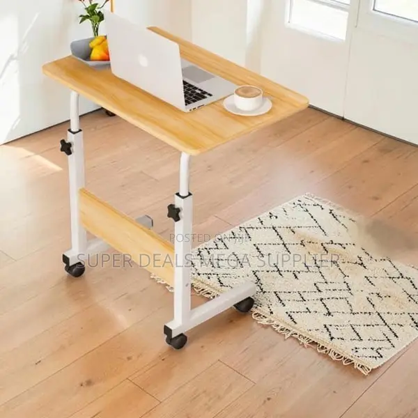 Spacious Working Surface Height Adjustable Multipurpose Laptop Table