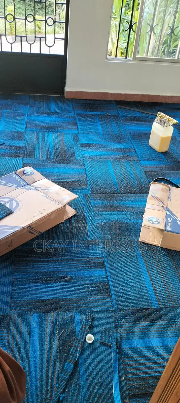 Give Your Office a Polished, Welcoming Look With Blue Carpet Tiles