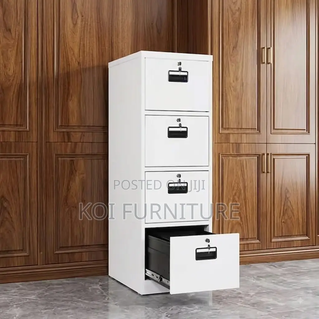 Office Cabinet; Four Lockers Cabinet With 4 Keys