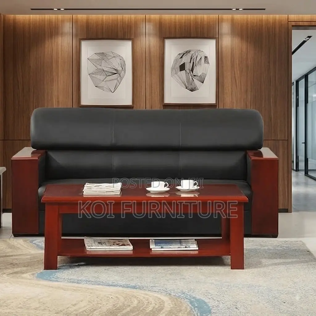 Office Sofa; Executive Five Seaters Heavy Leather Sofa Set