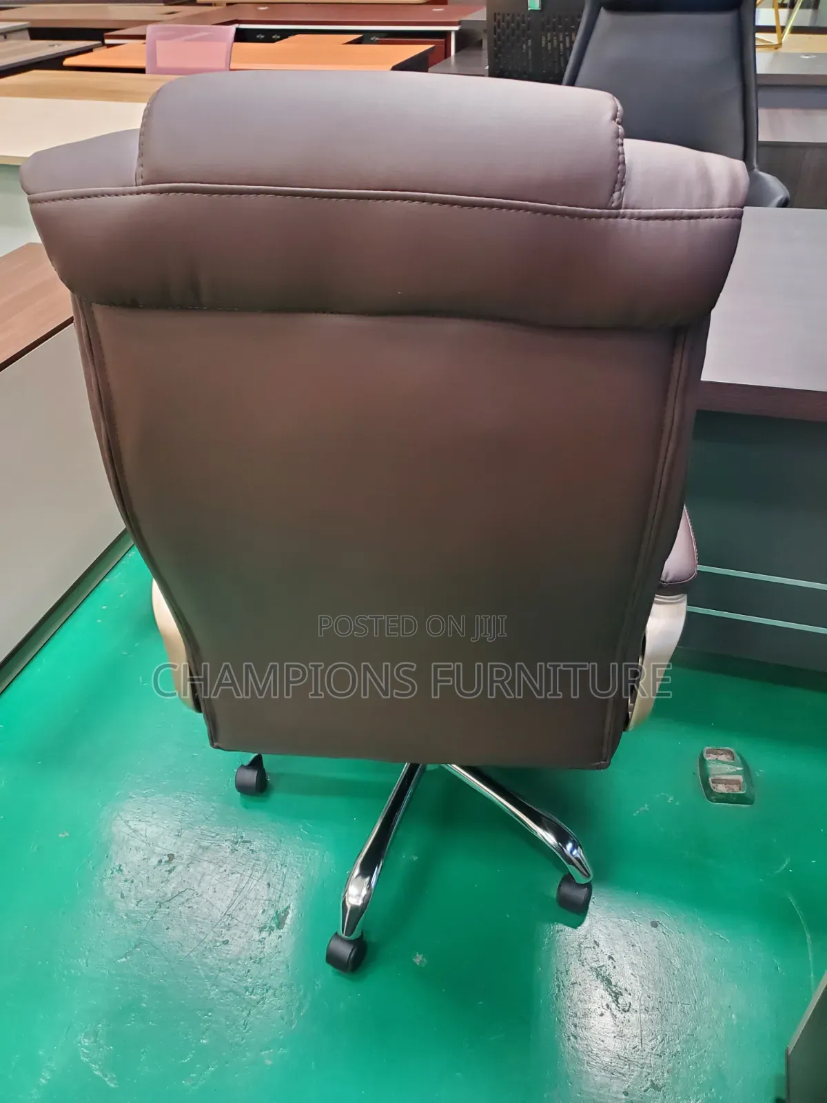 High Back Padded Executive Brown Chair