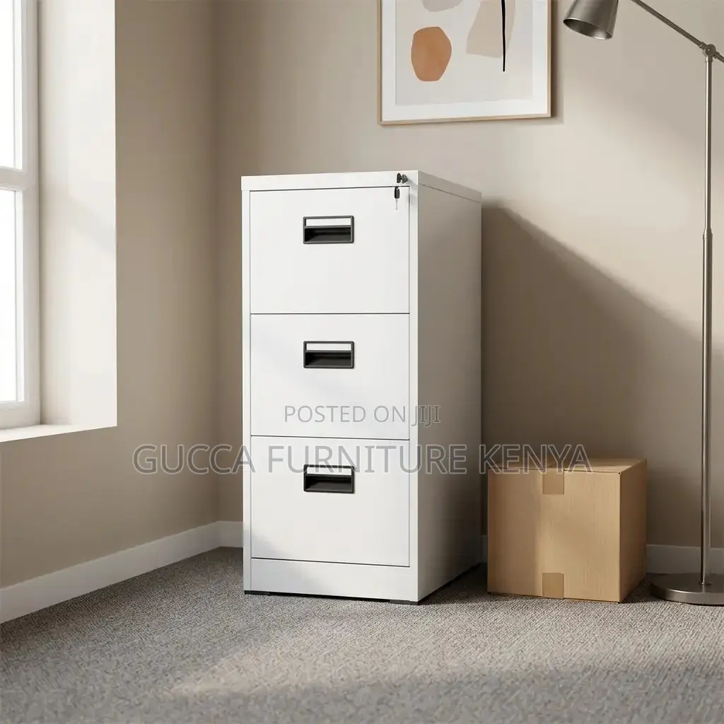 3-Drawer Metallic Document/File Cabinet