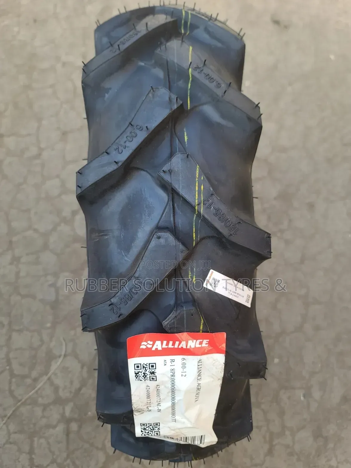 6.00-12 Alliance Tyres Tractor Agrinova Lug